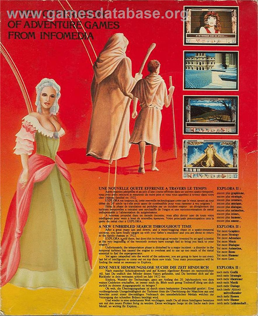 Explora 2 - Atari ST - Artwork - Box Back