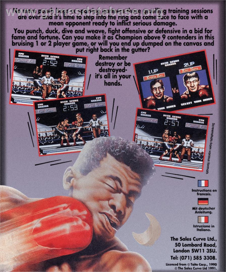 Final Blow - Atari ST - Artwork - Box Back