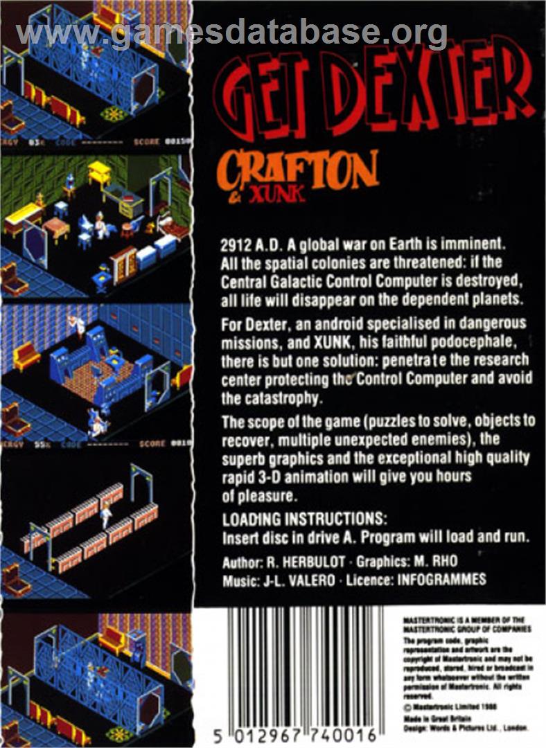 Get Dexter - Atari ST - Artwork - Box Back