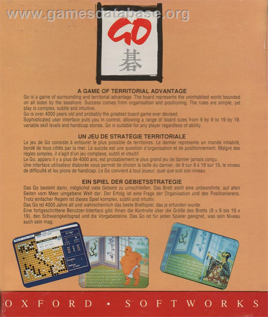 Go Player - Atari ST - Artwork - Box Back