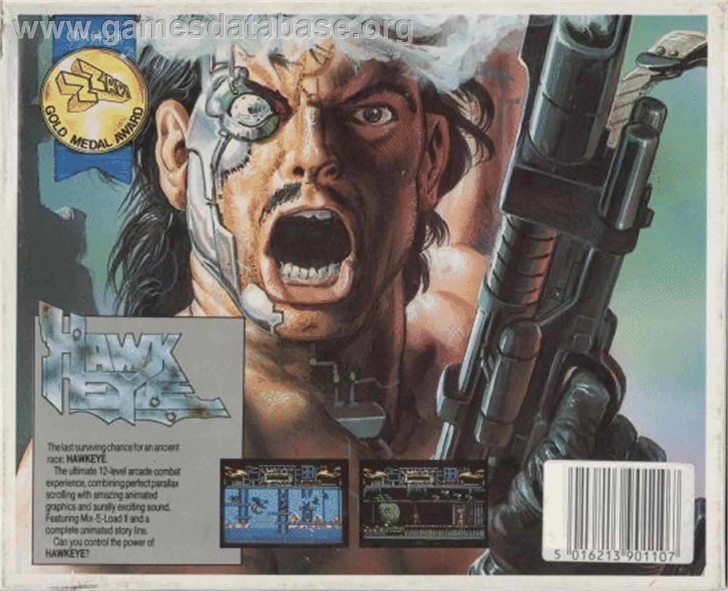 Hawkeye - Atari ST - Artwork - Box Back
