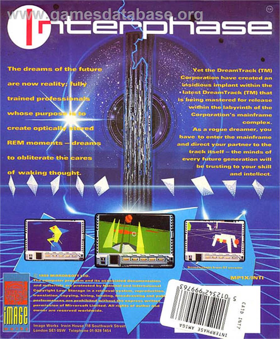 Interphase - Atari ST - Artwork - Box Back