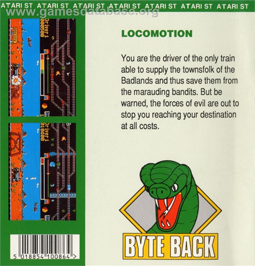 Locomotion - Atari ST - Artwork - Box Back