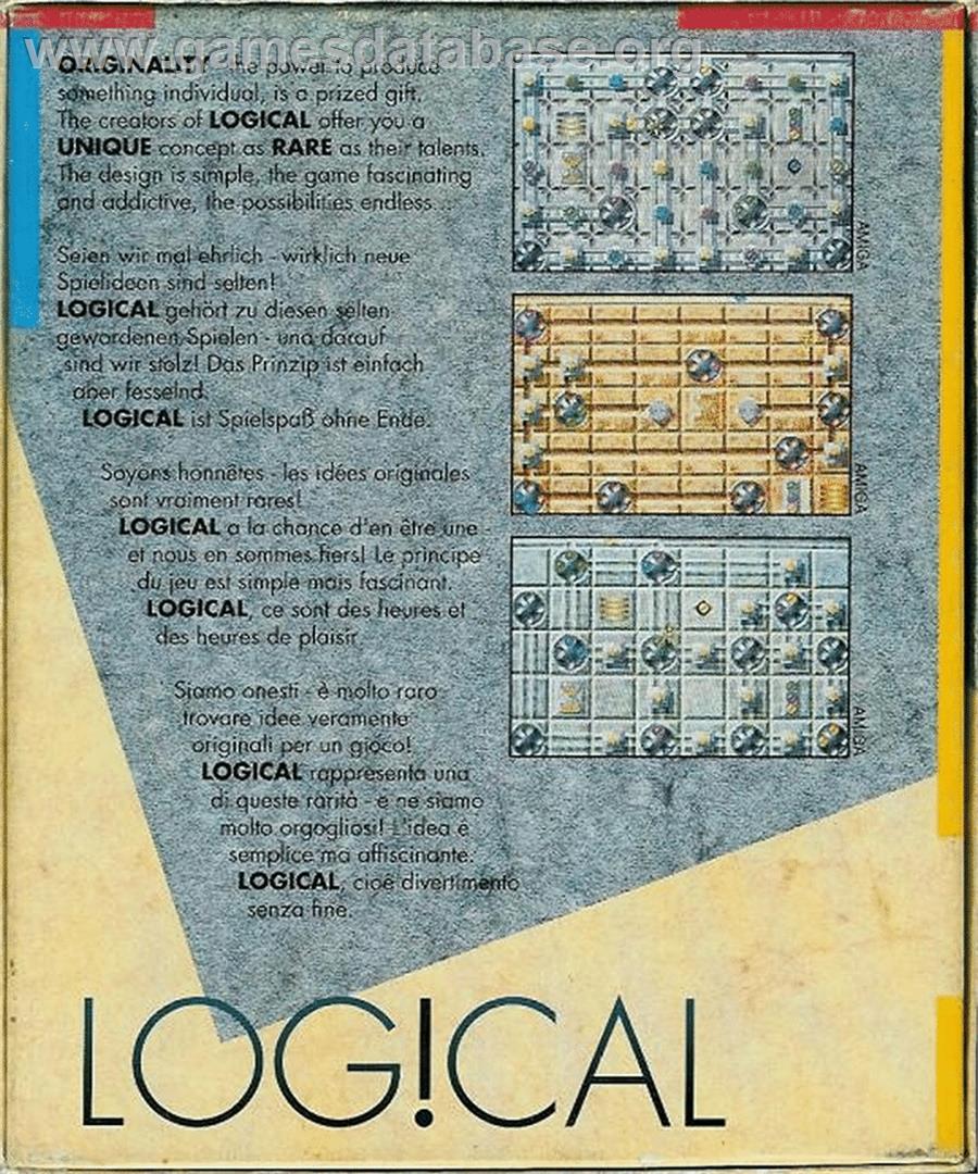 Log!cal - Atari ST - Artwork - Box Back