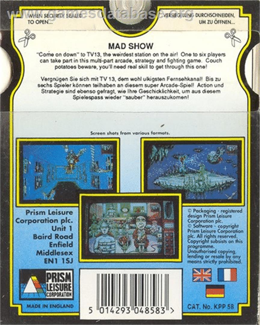 Mad Show - Atari ST - Artwork - Box Back