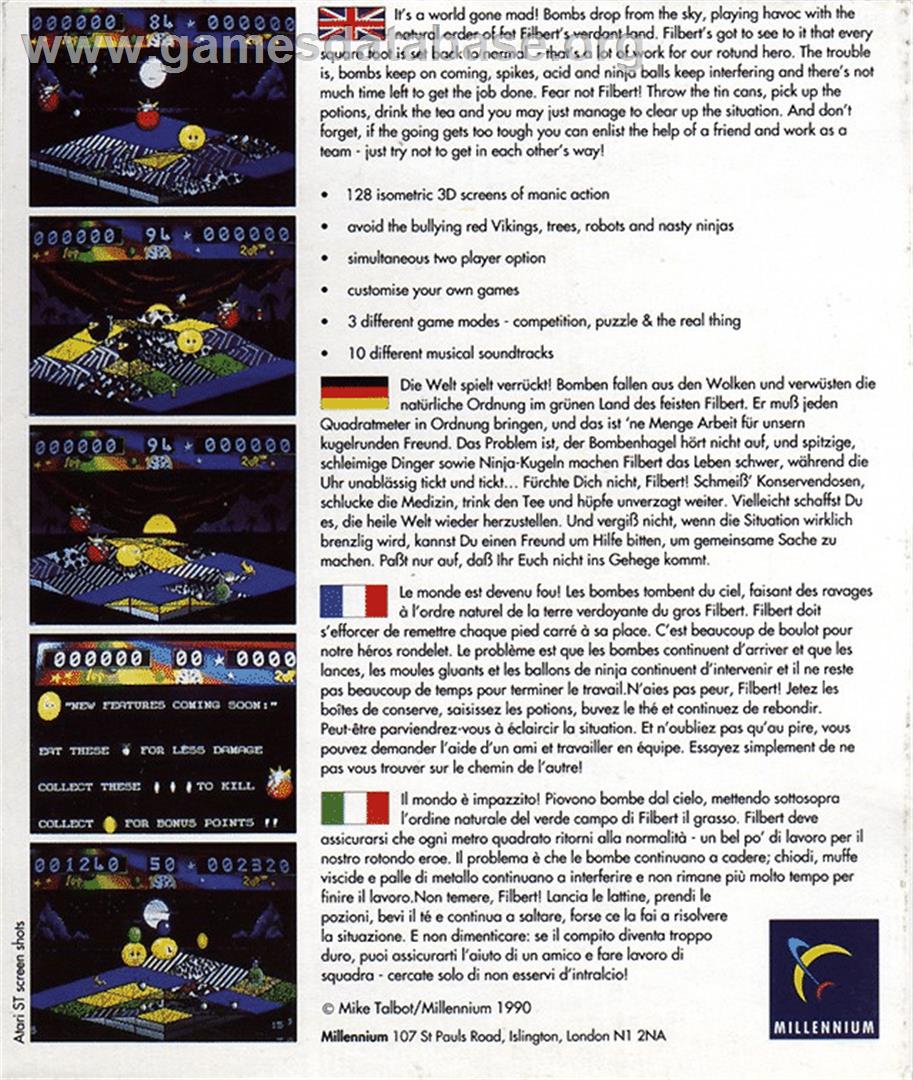 Manix - Atari ST - Artwork - Box Back