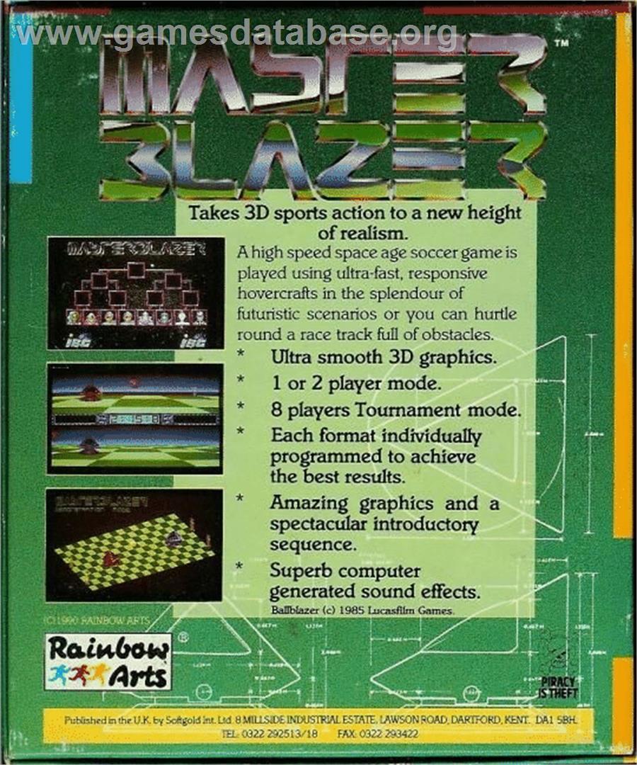Masterblazer - Atari ST - Artwork - Box Back