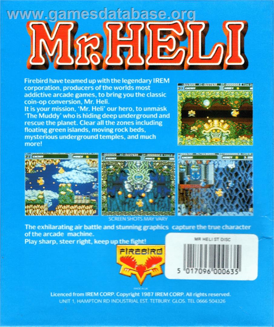 Mr. Heli - Atari ST - Artwork - Box Back
