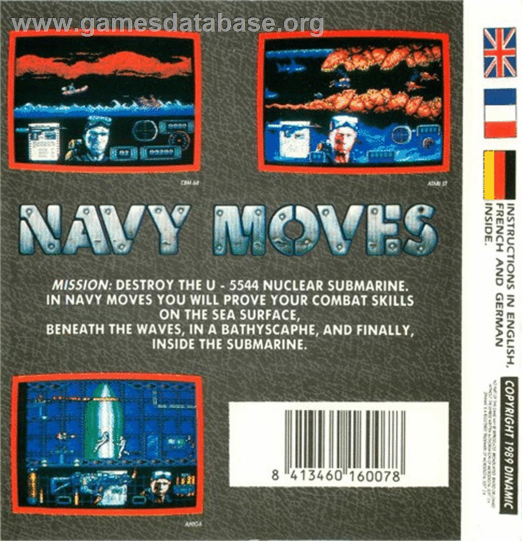 Navy Moves - Atari ST - Artwork - Box Back