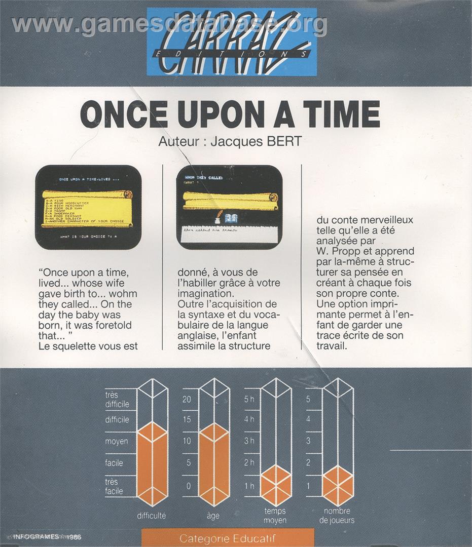 Once Upon A Time: Abracadabra - Atari ST - Artwork - Box Back