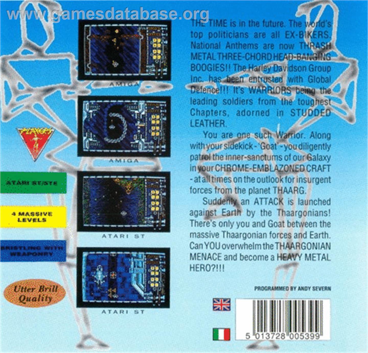 Outlands - Atari ST - Artwork - Box Back