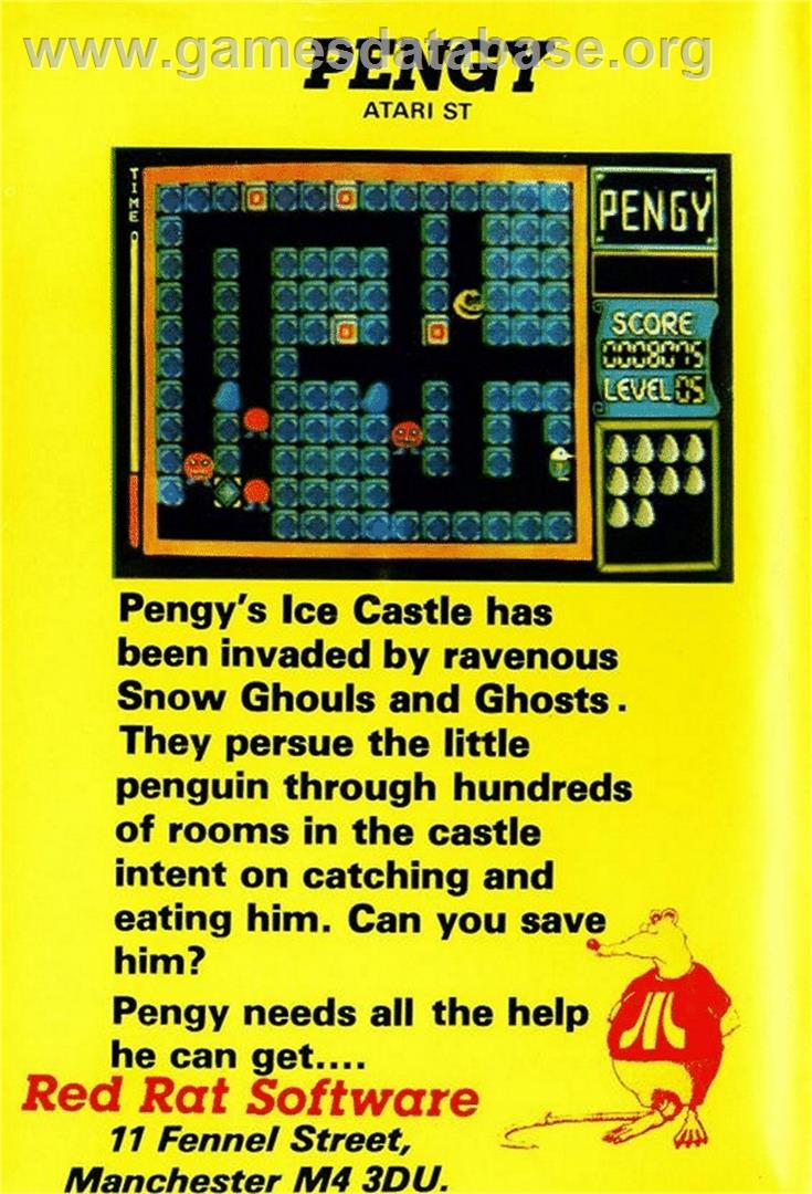 Pengy - Atari ST - Artwork - Box Back