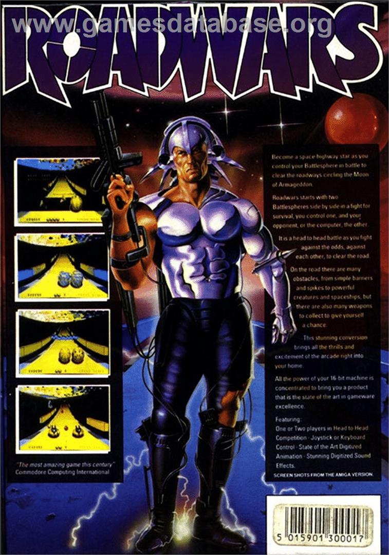 Roadwars - Atari ST - Artwork - Box Back