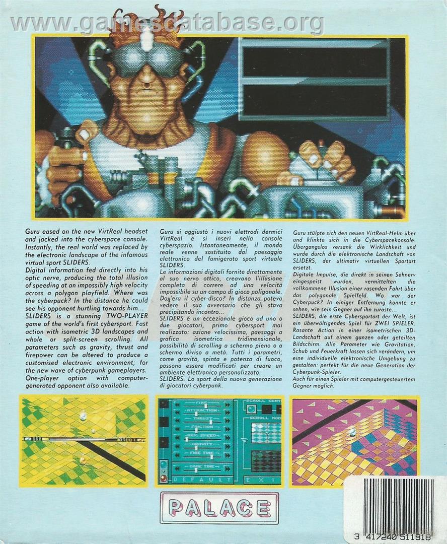 Sol Negro - Atari ST - Artwork - Box Back