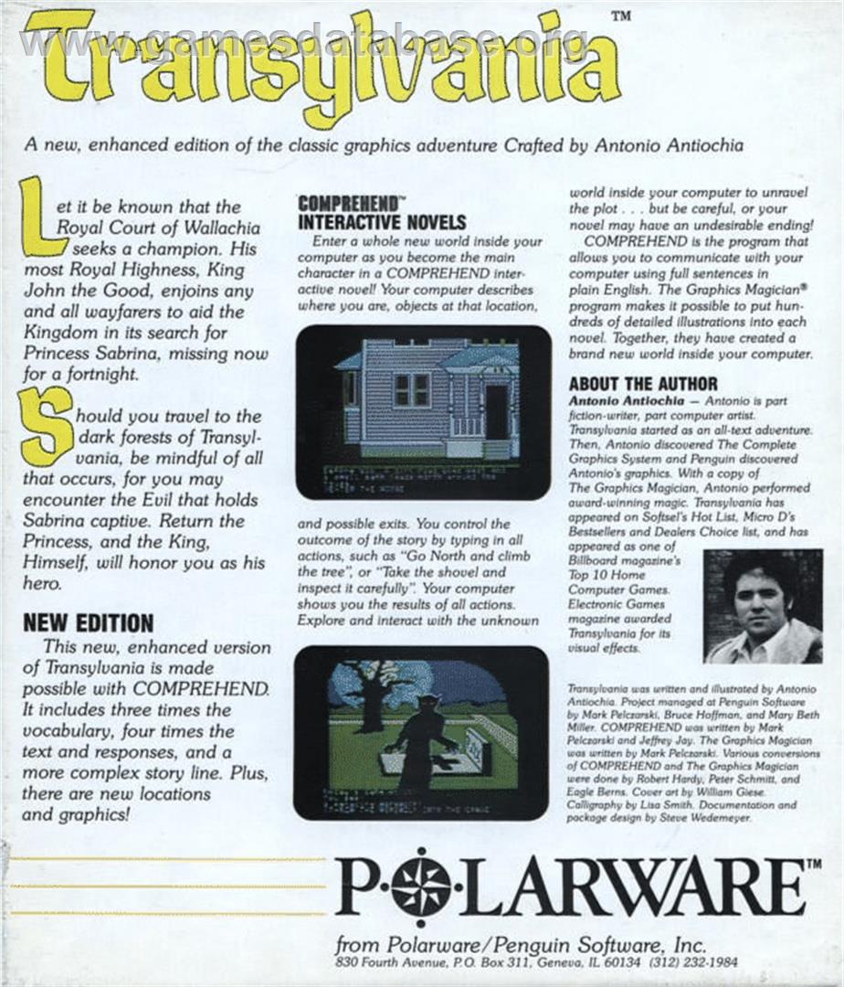 Spike in Transilvania - Atari ST - Artwork - Box Back