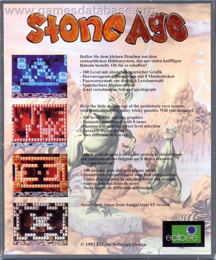 Stone Age - Atari ST - Artwork - Box Back