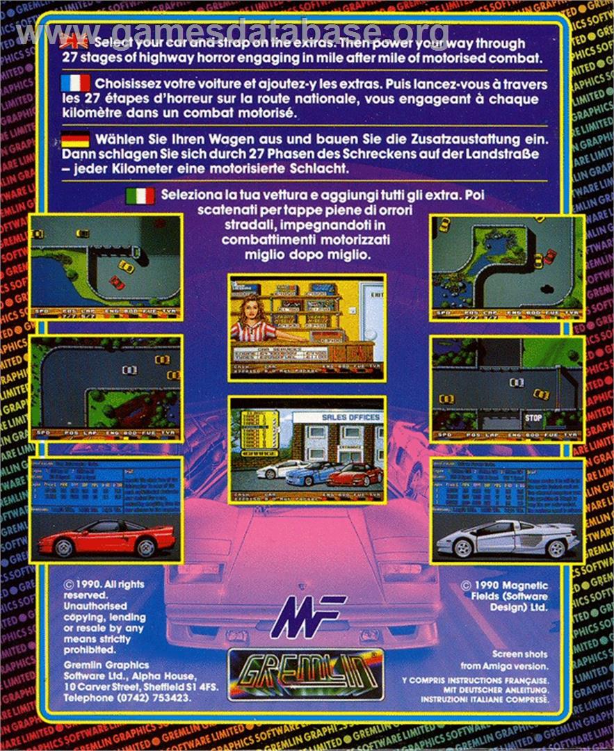 Super Cars - Atari ST - Artwork - Box Back