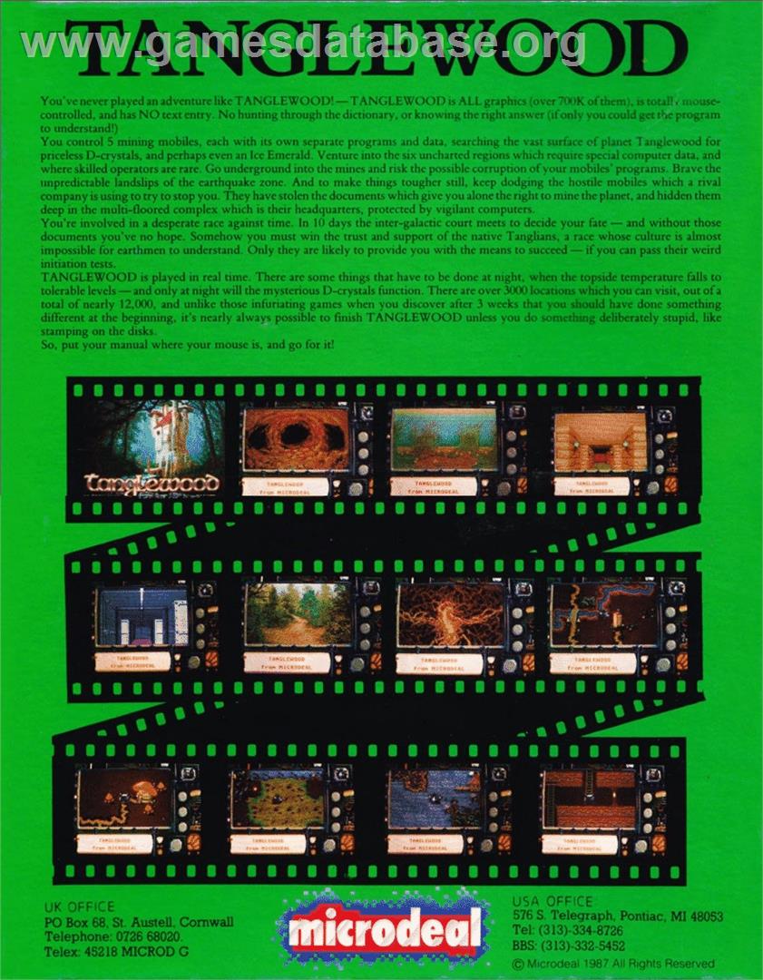 Tanglewood - Atari ST - Artwork - Box Back