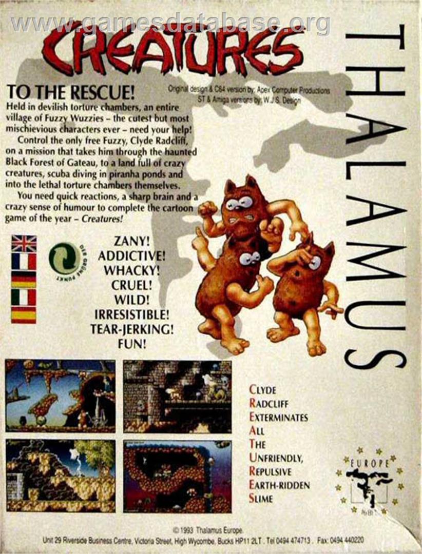 Treasure Island - Atari ST - Artwork - Box Back
