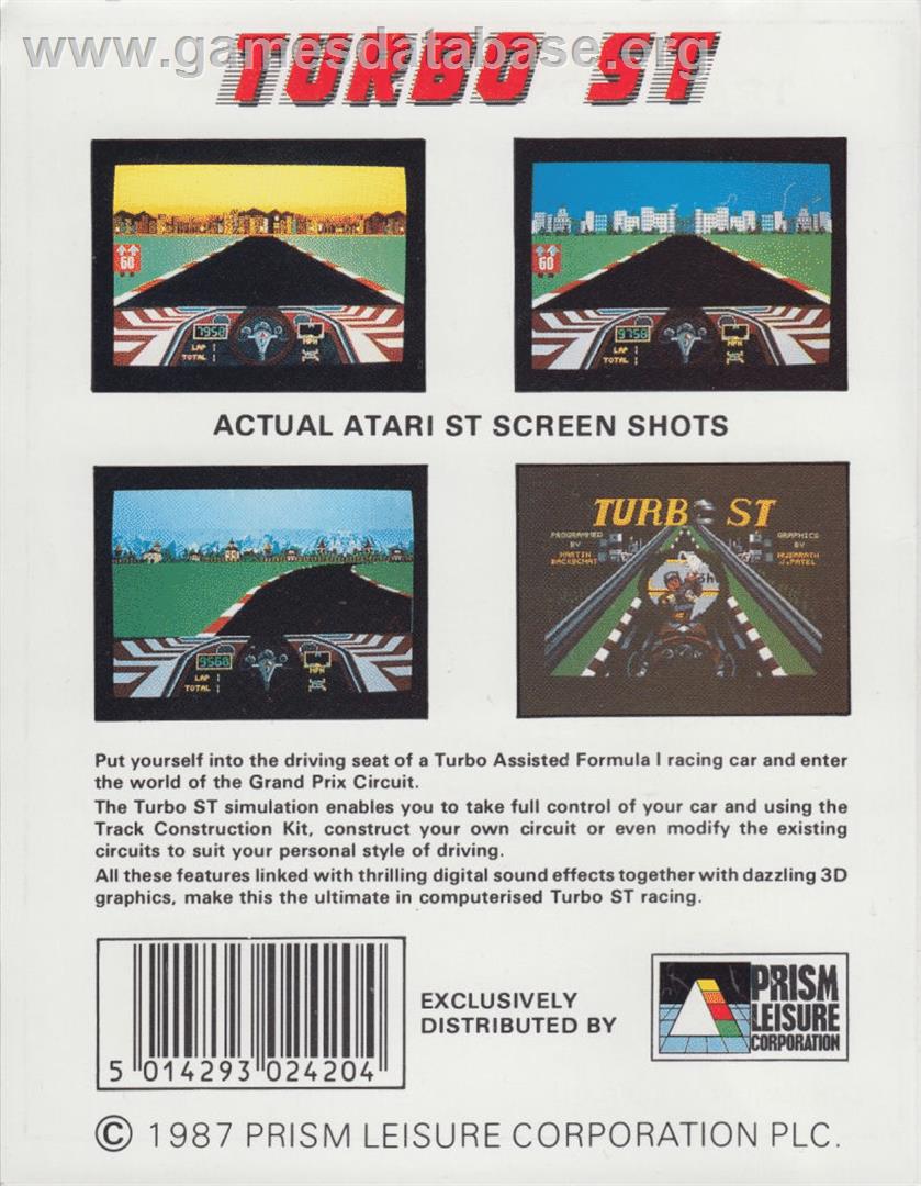 Turn It - Atari ST - Artwork - Box Back