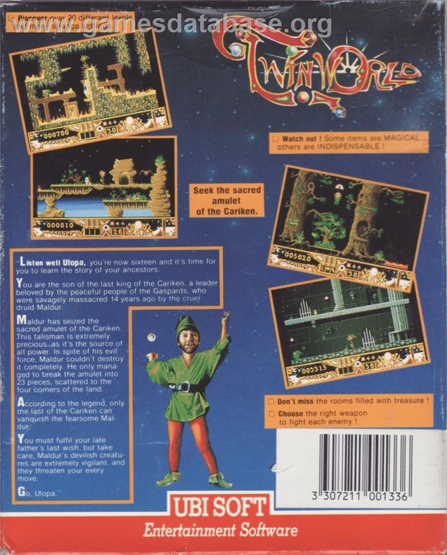 TwinWorld - Atari ST - Artwork - Box Back
