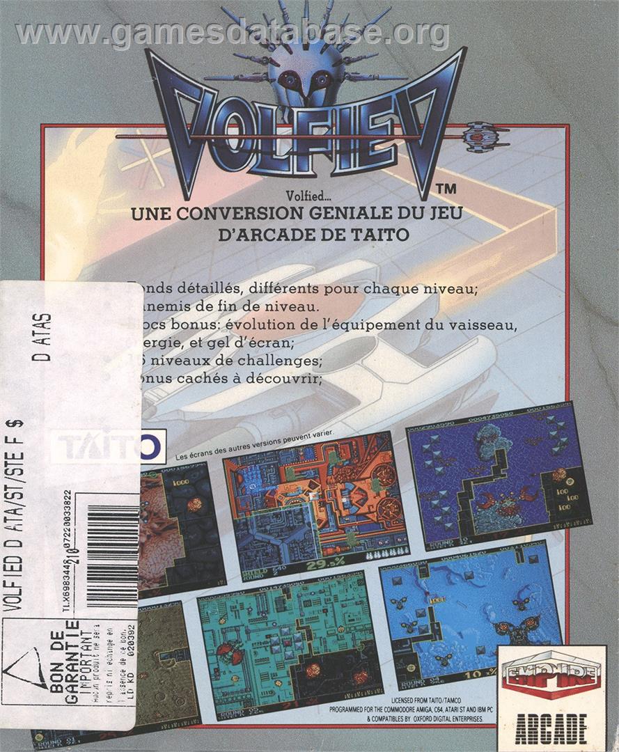 Volfied - Atari ST - Artwork - Box Back