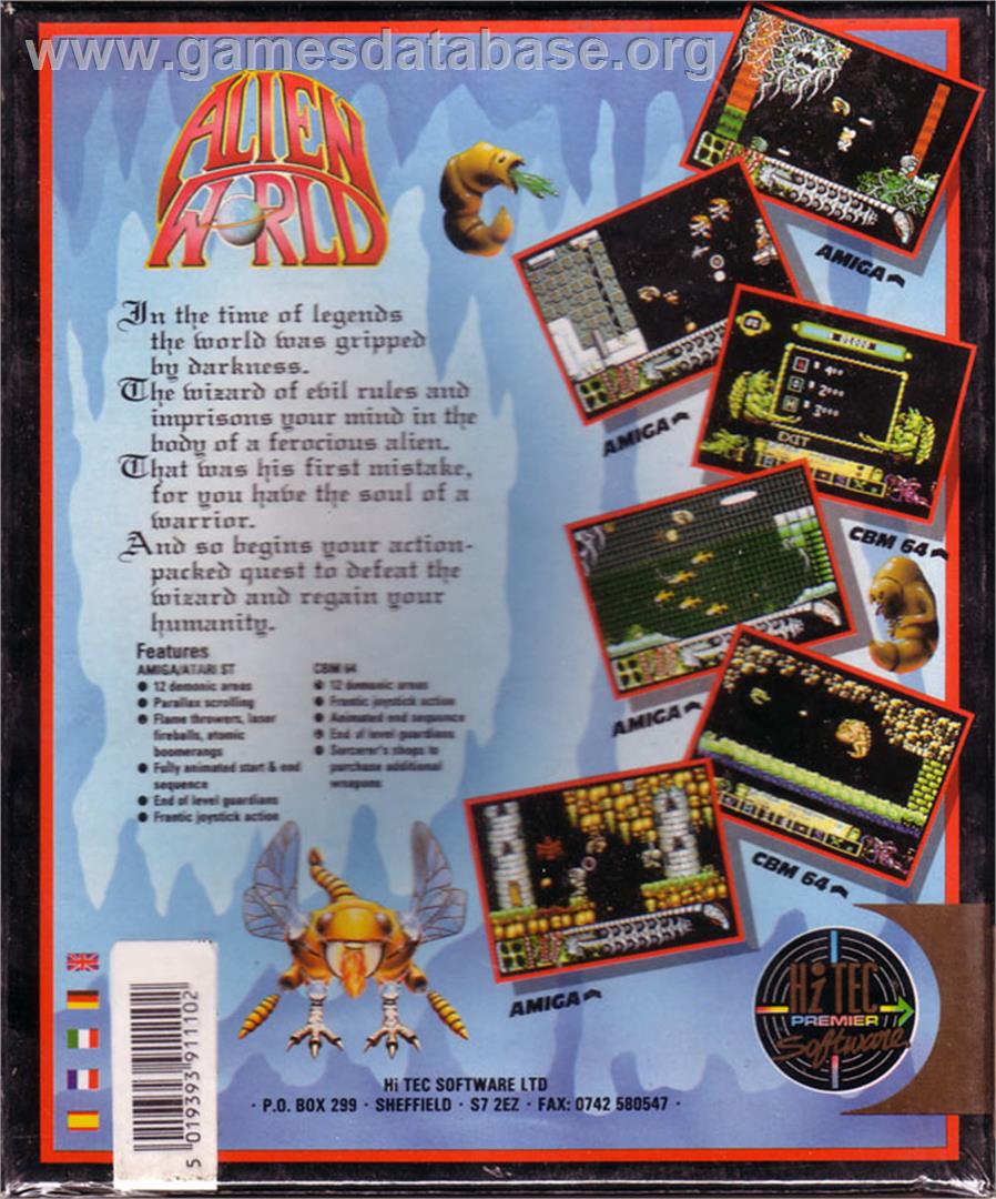 Wild West World - Atari ST - Artwork - Box Back