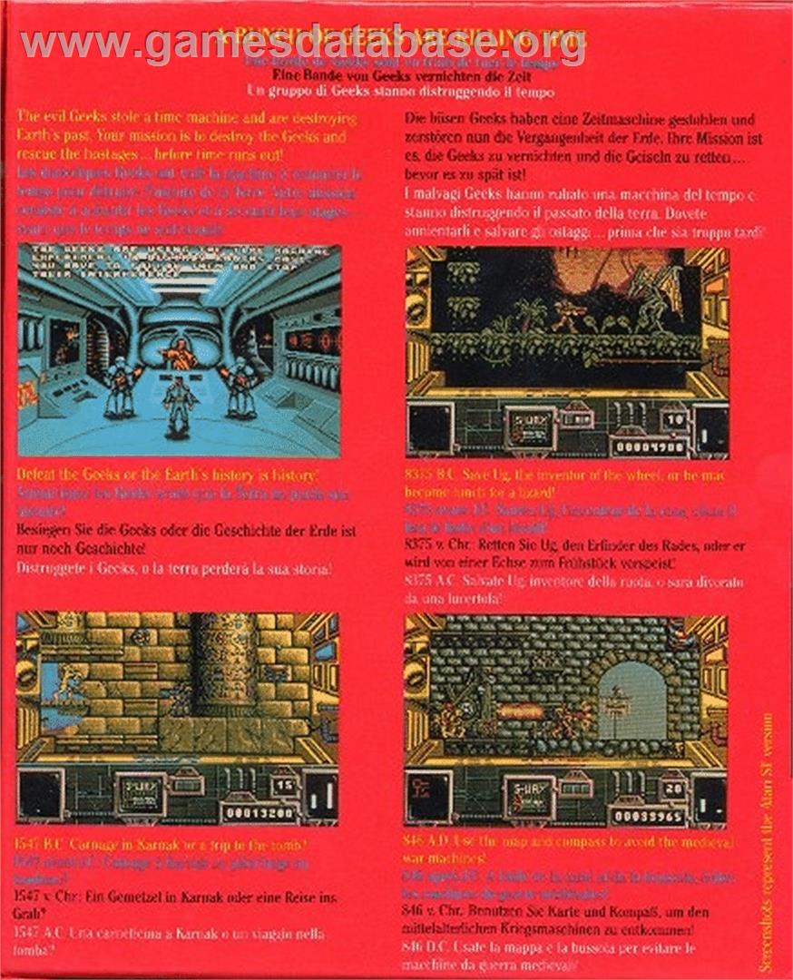 Zone Warrior - Atari ST - Artwork - Box Back