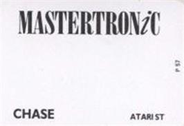 Top of cartridge artwork for Sky Chase on the Atari ST.