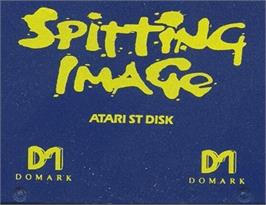 Top of cartridge artwork for Sporting Triangles on the Atari ST.