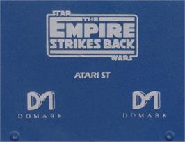 Top of cartridge artwork for Star Wars: The Empire Strikes Back on the Atari ST.