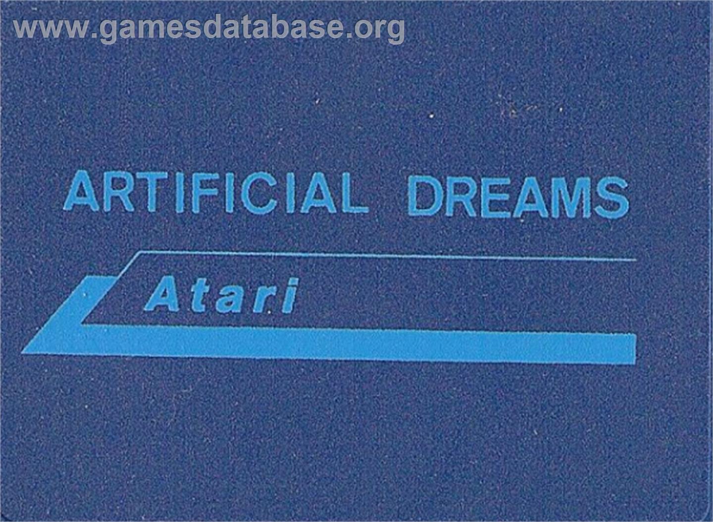 Artificial Dreams - Atari ST - Artwork - Cartridge Top