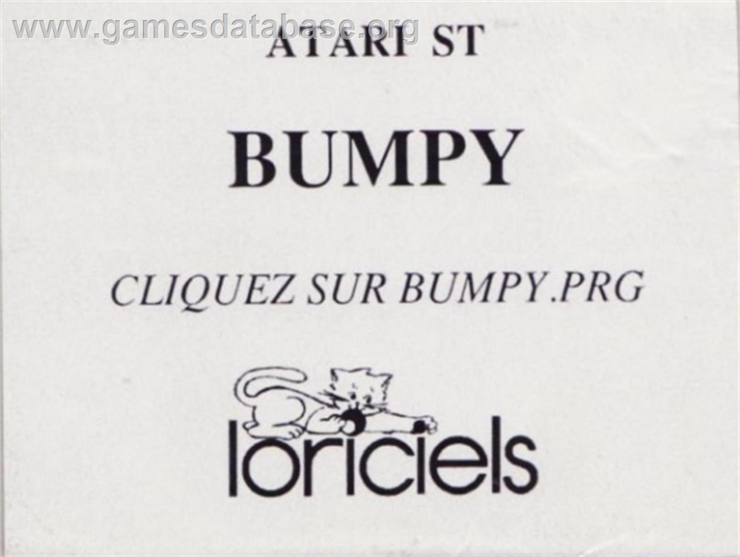 Bumpy - Atari ST - Artwork - Cartridge Top
