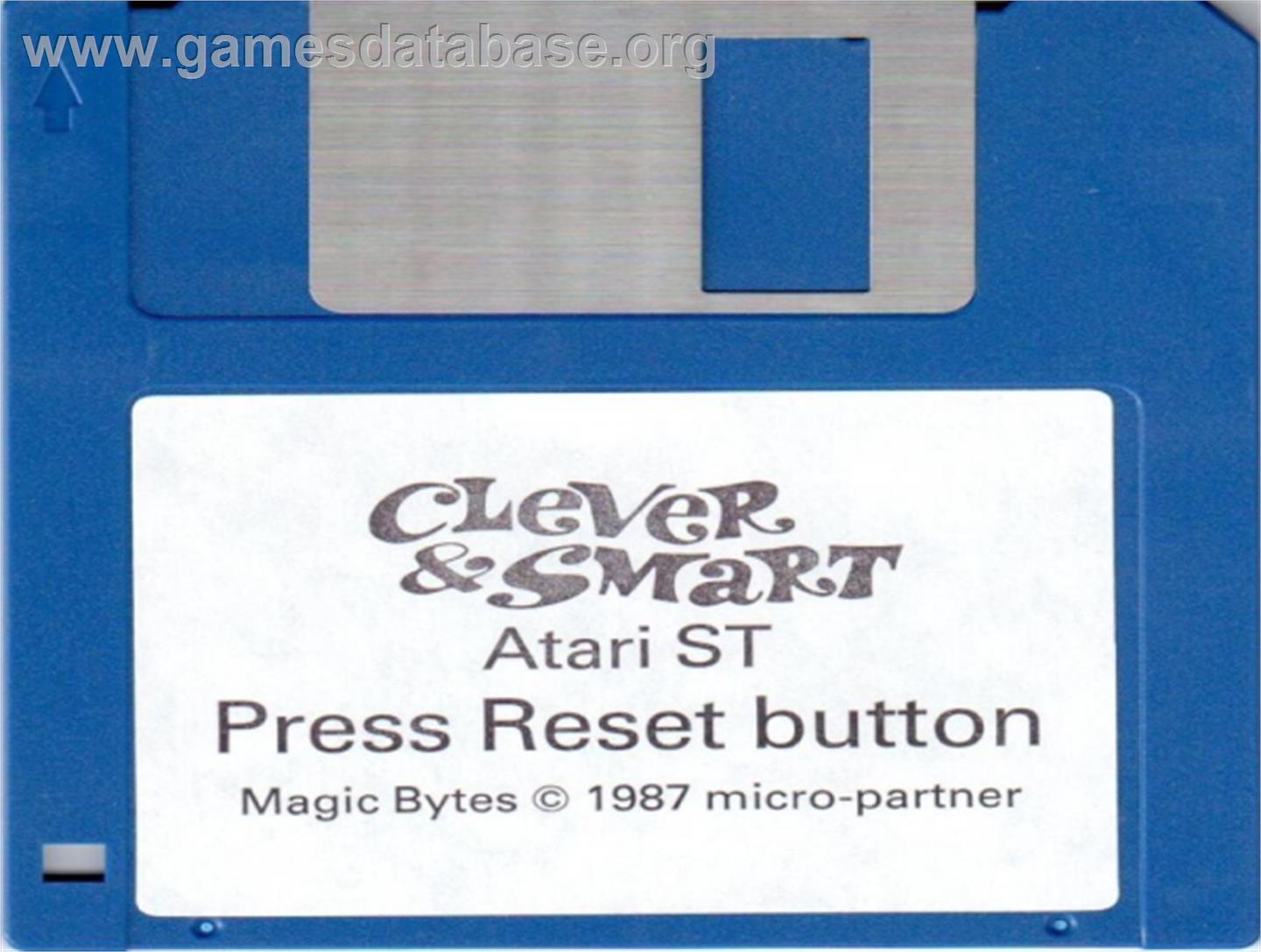 Clever And Smart - Atari ST - Artwork - Cartridge Top