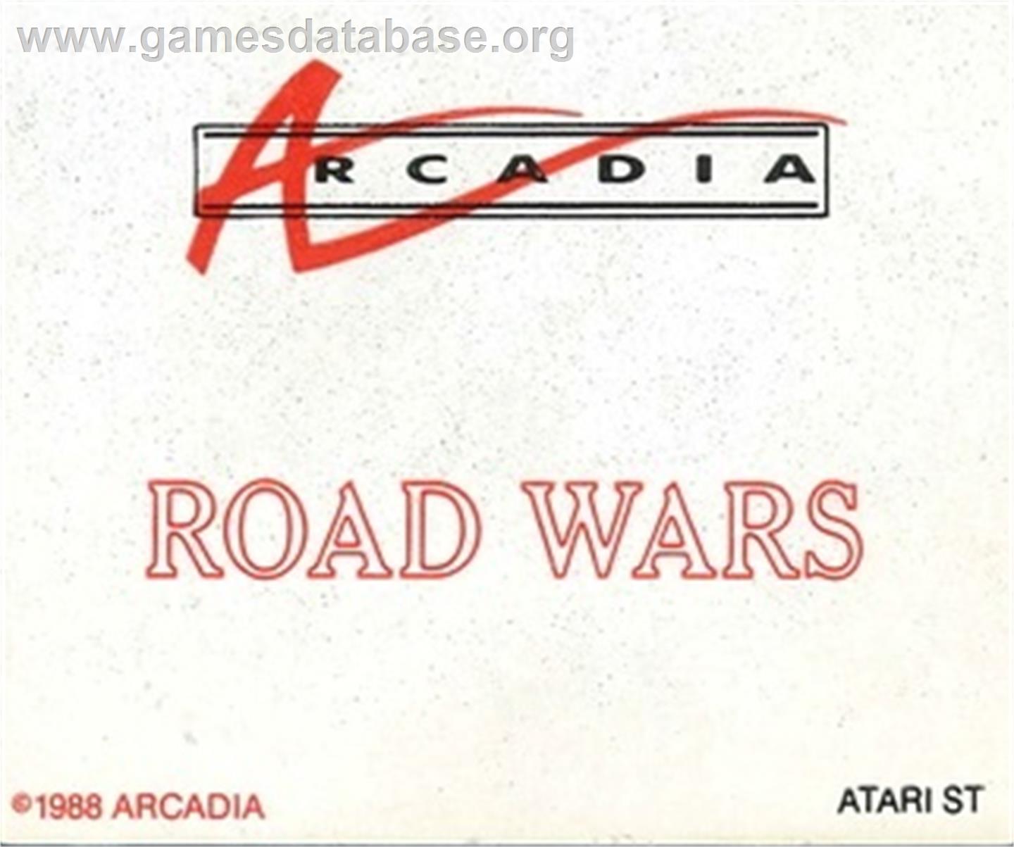 Road Rash - Atari ST - Artwork - Cartridge Top