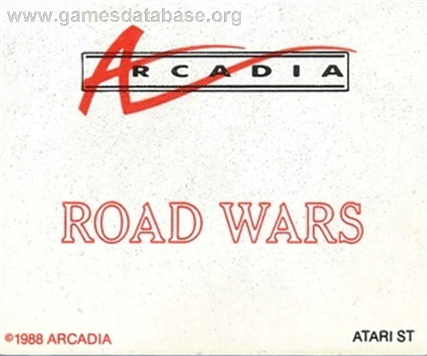 Roadwars - Atari ST - Artwork - Cartridge Top