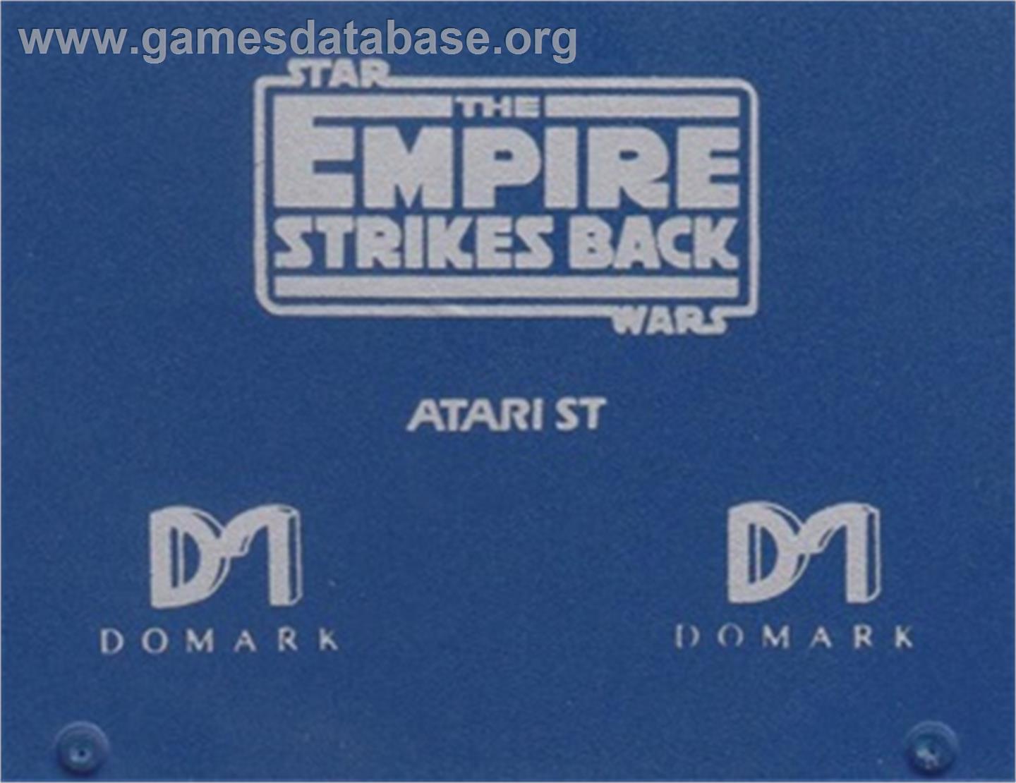 Star Wars: The Empire Strikes Back - Atari ST - Artwork - Cartridge Top