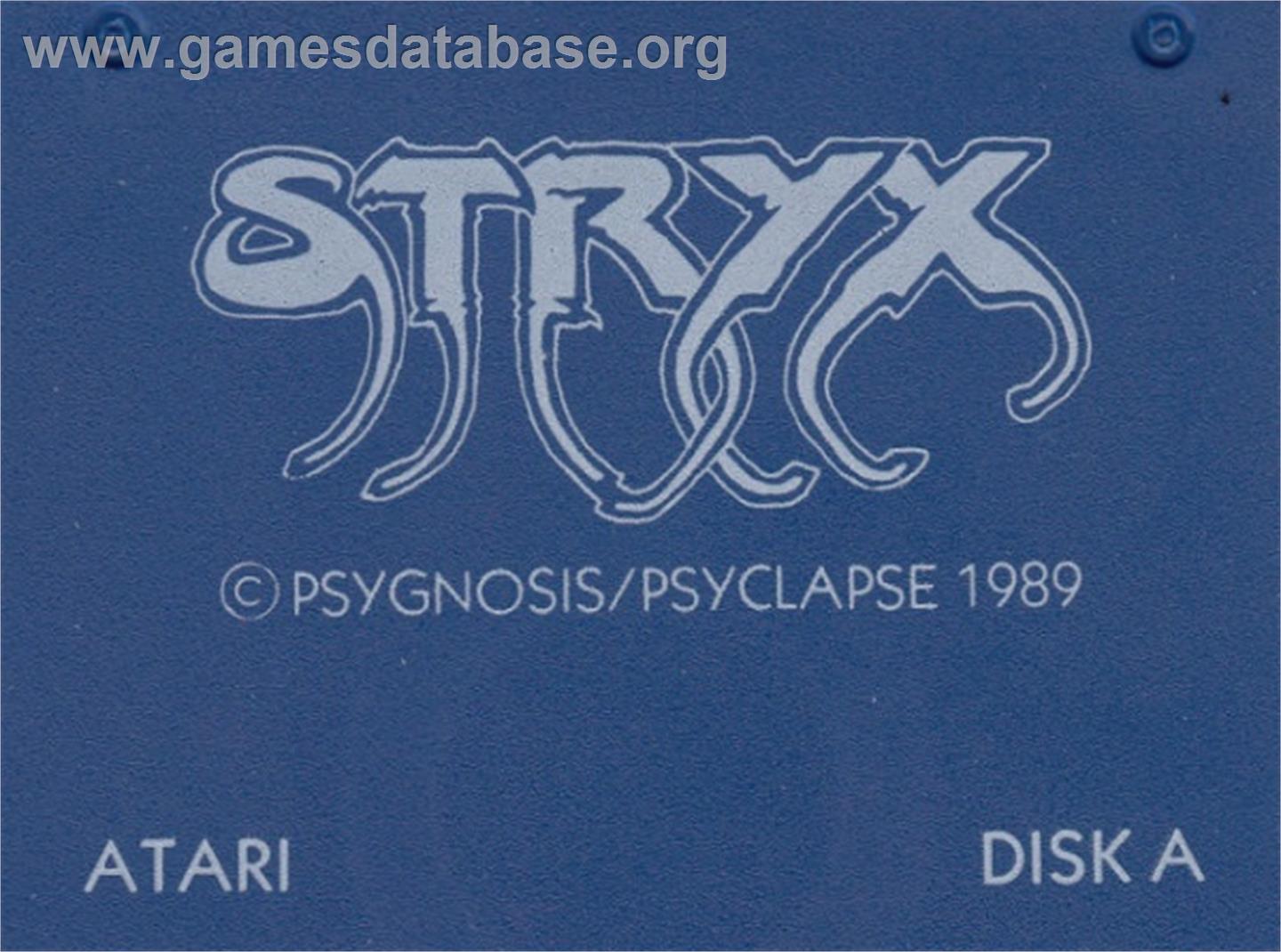 Stryx - Atari ST - Artwork - Cartridge Top