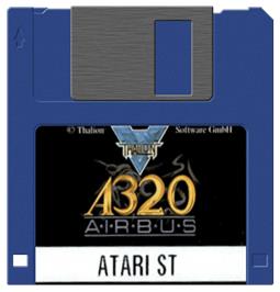 Artwork on the Disc for A320 Airbus on the Atari ST.