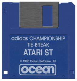 Artwork on the Disc for Adidas Championship Tie-Break on the Atari ST.