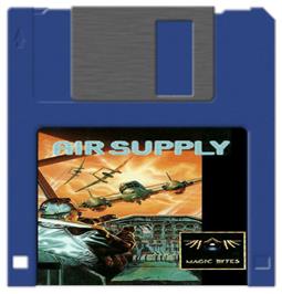 Artwork on the Disc for Air Supply on the Atari ST.
