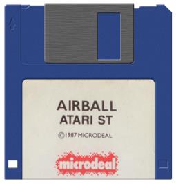 Artwork on the Disc for Airball on the Atari ST.