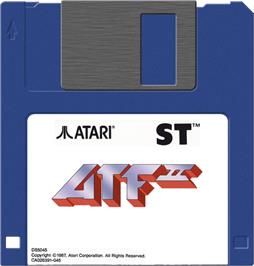 Artwork on the Disc for Airstrike USA on the Atari ST.