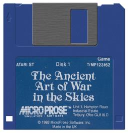 Artwork on the Disc for Ancient Art of War in the Skies on the Atari ST.