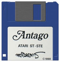Artwork on the Disc for Antago on the Atari ST.