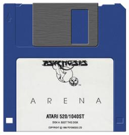 Artwork on the Disc for Arena on the Atari ST.