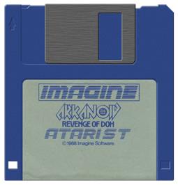 Artwork on the Disc for Arkanoid - Revenge of DOH on the Atari ST.