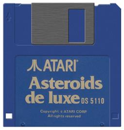 Artwork on the Disc for Asteroids Deluxe on the Atari ST.