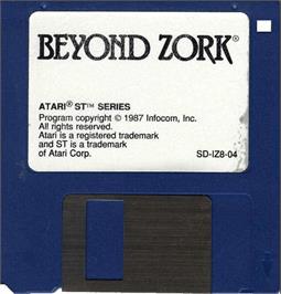 Artwork on the Disc for Beyond Zork: The Coconut of Quendor on the Atari ST.