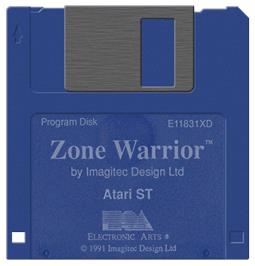 Artwork on the Disc for Blade Warrior on the Atari ST.